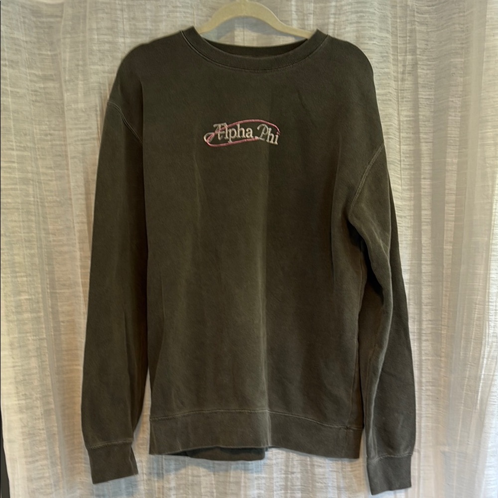 Alpha Phi sorority sweatshirt